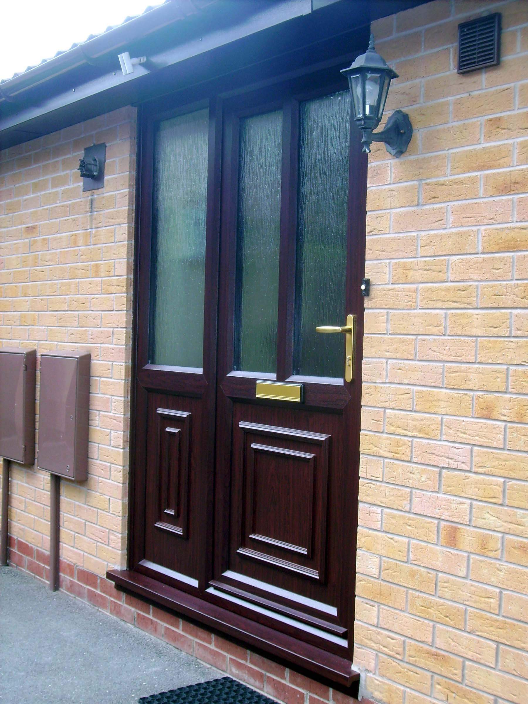 brown front door