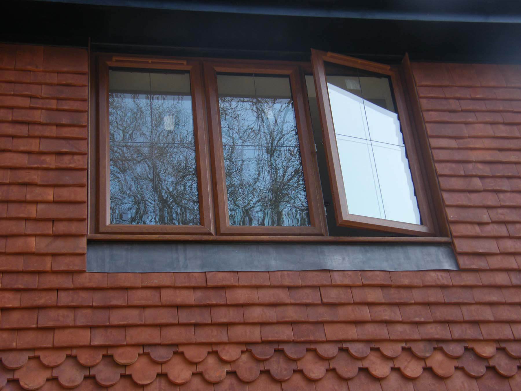 brown upvc windows