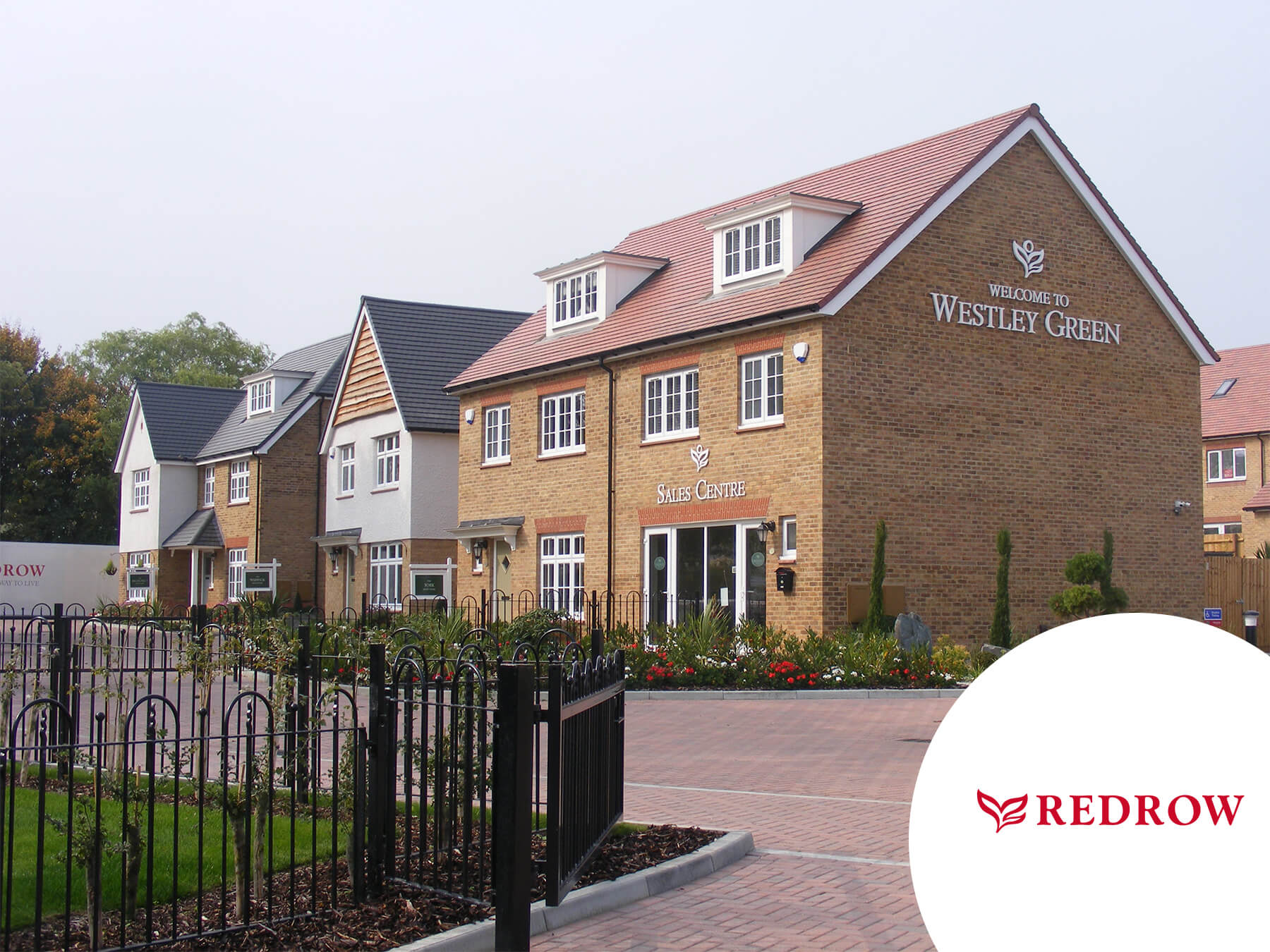 Redrow houses at Westley Green